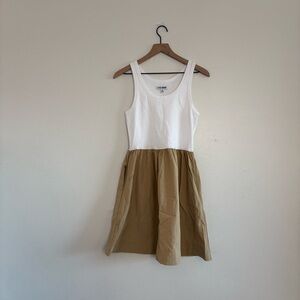 Steve Madden White and Tan Mini Dress | Women’s M
